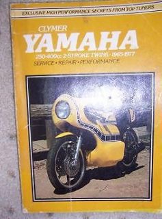 1965 1977 yamaha motorcycle manual 250 400 cc twins f