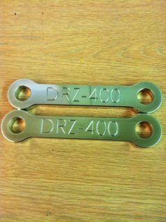 NEW Polished~ Suzuki DRZ 400 / KLX / RM / Lowering Links, 2 ****