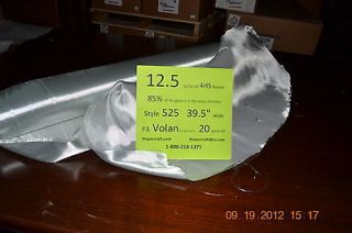 12.5 oz/sq yd Fiberglass Cloth 525 39.5 Volan F3 20 yards any resin 