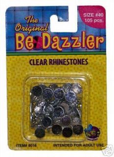 2520 original bedazzler clear rhinestones size 40 nip 24 great