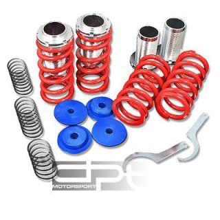 CELICA T230 1ZZ/2ZZ ADJUSTABLE 1 4LOWERING SUSPENSION RED COILOVER 