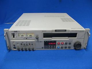 jvc br s 800 u videocassette player recorde r working