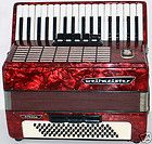 WELTMEISTER STELLA Accordion 3/4 80 bass 34 Piano Keys Excellent   SEE 
