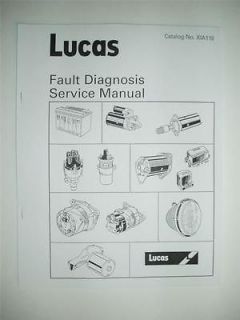 MG MGB Midget LUCAS Electrical Fault Diagnosis Manual (815)