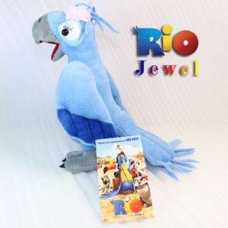 Rio Movie Toy Jewel Plush Female Macaw Parrot Figure Stuffed Animal 