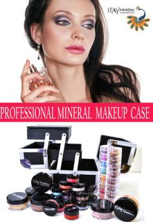 ITAY Beauty 100% Mineral Cosmetics Professional Loaded Makeup Case 