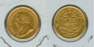 1896 gold south africa 1 2 pond please read time