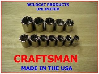 Newly listed CRAFTSMAN 3/8 DRIVE LARGE 12 PIECE   12 POINT METRIC 