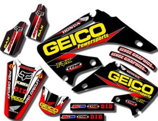   2004 CRF 450R GRAPHICS KIT HONDA CRF450R 450 R DECO DECALS STICKERS