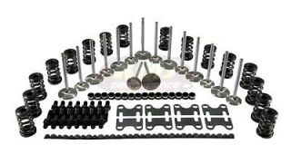 SBC Small Block Chevy 350 Cylinder Heads Build Kit Valves Springs 