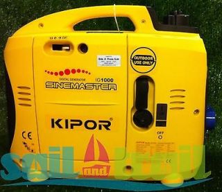 Kipor IG 1000 Suitcase Inverter Generator. FREE Lock and Delivery