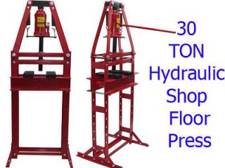 30 Ton Hydraulic Shop Floor Press Bottle Jack A Frame Type FREE 