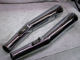 BMW 85 95 R80RT Mono Shock EXHAUST MUFFLERS Silencers Pipes R65 R100RS 