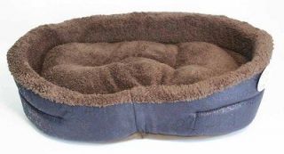 New Dog or Cat Pet Bed   Plush Beds w Pillow for Small 15 25lb Pets