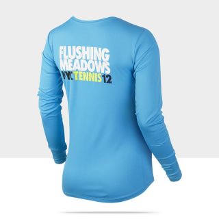 Nike Dri FIT Flushing Meadows Womens Tennis Shirt 577648_417_B