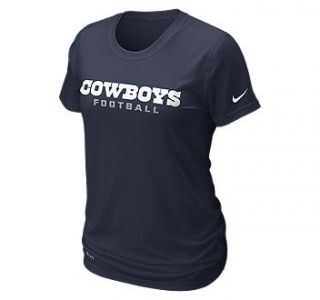 Nike Legend Authentic Logo NFL Cowboys Womens T Shirt 472225_419_A
