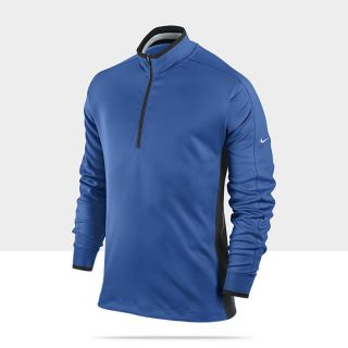 Nike Dri FIT Half Zip Mens Golf Shirt 452744_491_A
