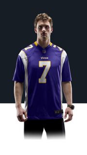   Christian Ponder Mens Football Home Game Jersey 468959_551_A_BODY