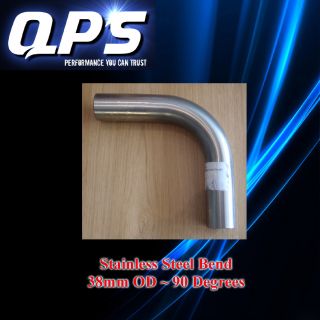38mm stainless steel exhaust pipe bend 90 degree