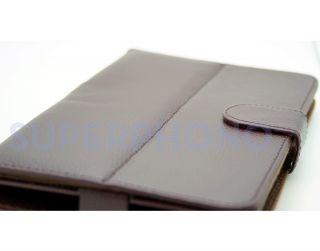Brown Leather Universal Case for 7 Tablet P3100 P6200