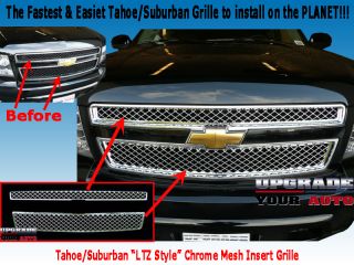2007 2011 LTZ Style chrome grille for your Chevrolet Tahoe Avalanche 