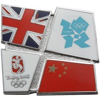 London 2012 Olympics Beijing Bridge to London Collectible Pin