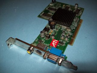 Ati Radeon 9250 256 Mb PCI Video Card adapter VGA S video Video out