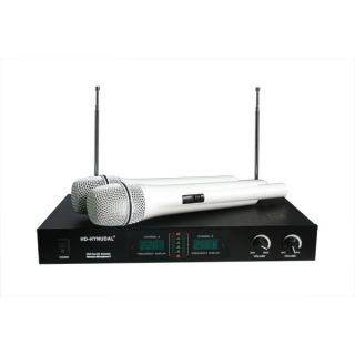 Channel VHF Dual Wireless Microphone System NEW for Home Karaoke 