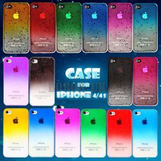   Hard Back Case Cover for iPhone 4 4S Free Screen Protector
