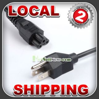 Prong Laptop Adapter Power Cord Cable Lead 3pin New