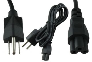 Prong US Power Cord Plug Cable Lead HP COMPAQ Laptop AC Adapter 