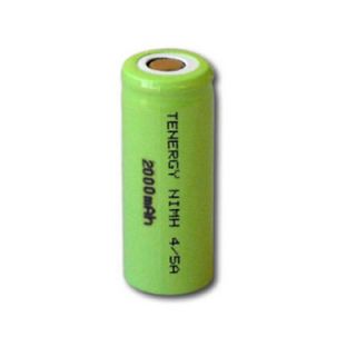 Tenergy 4/5A Size Rechargeable Battery 2000mAh Flat Top NiMH
