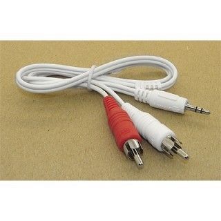 5mm Mini Plug to RCA Cable Connect iPod to Stereo