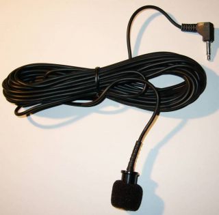 Clip on Small Electret Microphone 18 ft Long Cable