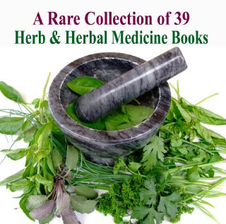 The Ultimate Herb Garden CD 39 Books of Herbs Herbal Medicines 