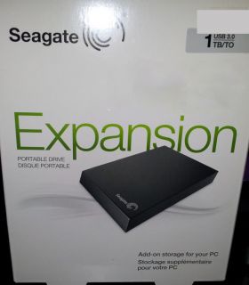 Seagate 1 TB External 5400 RPM STBX1000100 Portable