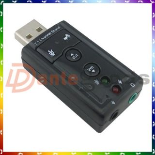 usa usb external 7 1 channel 3d virtual audio sound card adapter pc 