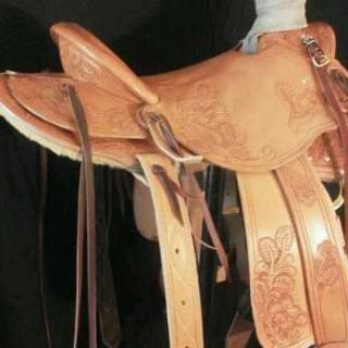 Custom Light Weight Wade Saddle Built by Sparky Wallace