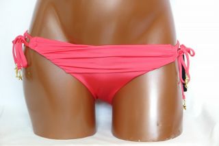 ABS by Allen Schwartz Coral Bikini Bottom Sz 10 12