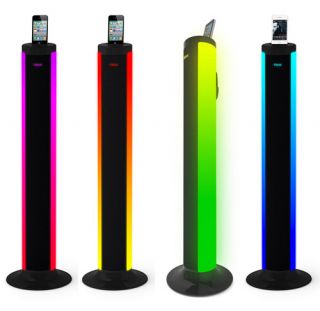 iHome Bluetooth Wireless Color Changing Tower Universal iPod iPhone 