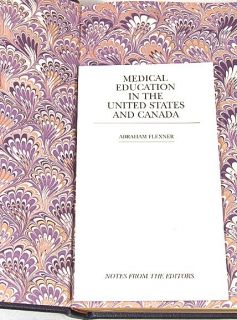 Medical Education United States Canada 1910 Flexner
