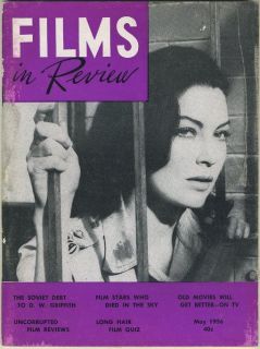 Films in Review May 1956 Ava Gardner Soviets Griffith