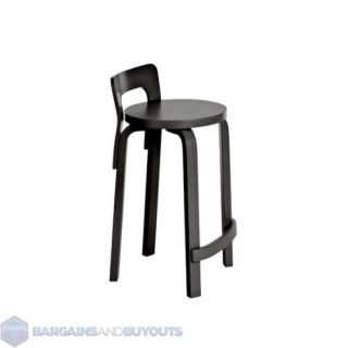 Artek Chair K65 by Alvar Aalto with Black Lacquered Finish