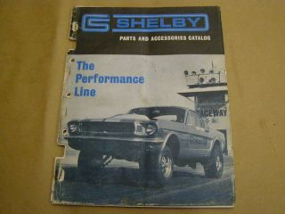   1965 1966 Shelby Mustang Parts Accessories Catalogue Book Ford