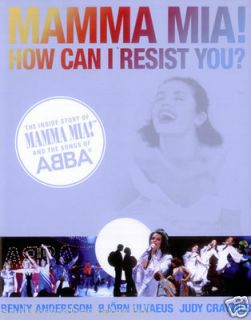 ABBA Mamma Mia Book Pop Music Broadway Sweden Rock Roll SOS Live Gold 