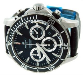 New Men Perrelet Seacraft GMT Chronograph Data Automatic 45mm Watch 
