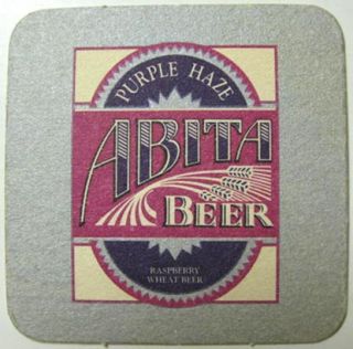 Abita Purple Haze Beer Beer Coaster Mat Louisiana 1999