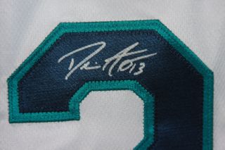 Dustin Ackley Autographed Home White Jersey Seattle Mariners   MLB