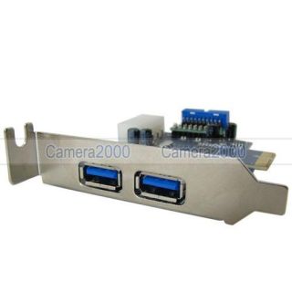   Express to 2 USB 3 0 One 20PINS USB 3 0 Adapter Card Windows7
