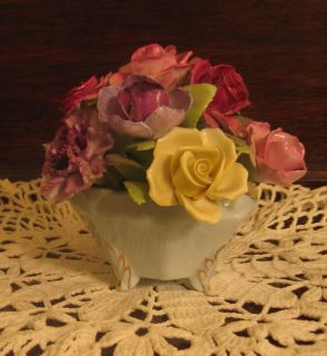 Royal Adderley Floral Bouquet with Footed Base – 1960’S